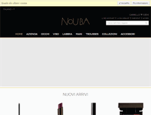 Tablet Screenshot of nouba.it